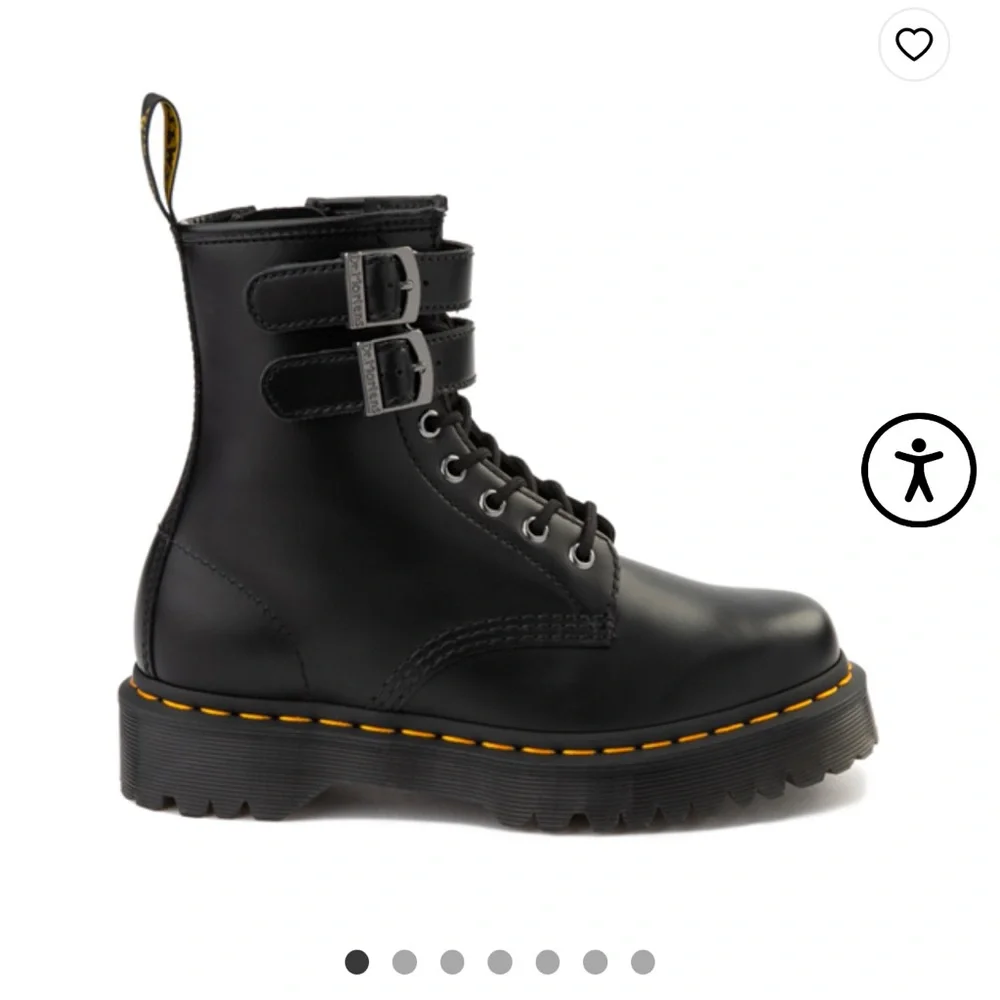 Dr. Martens Black Leather Boots - Picture 7 of 10